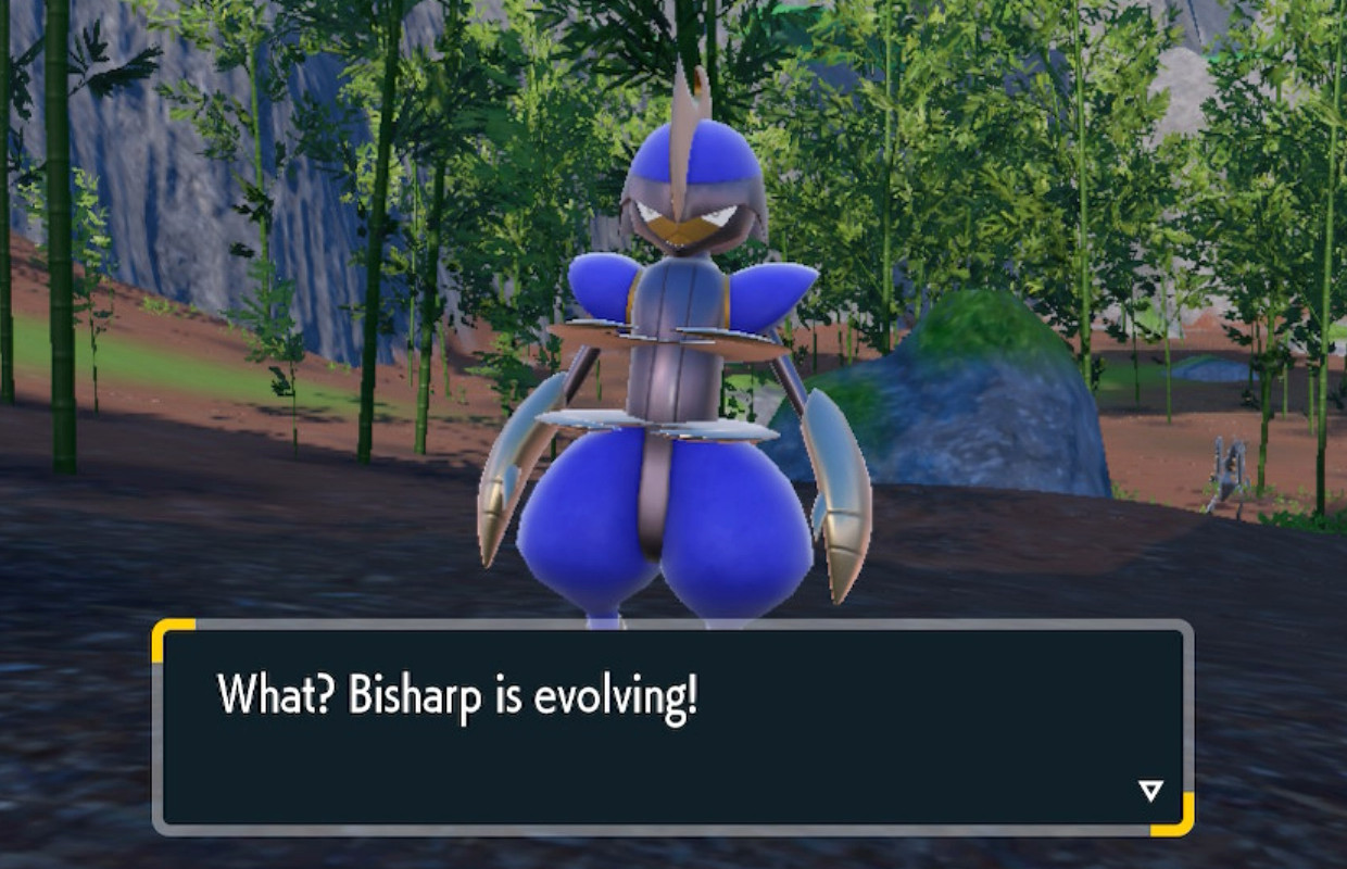 Pokemon Scarlet and Violet - How to Evolve Bisharp into Kingambit