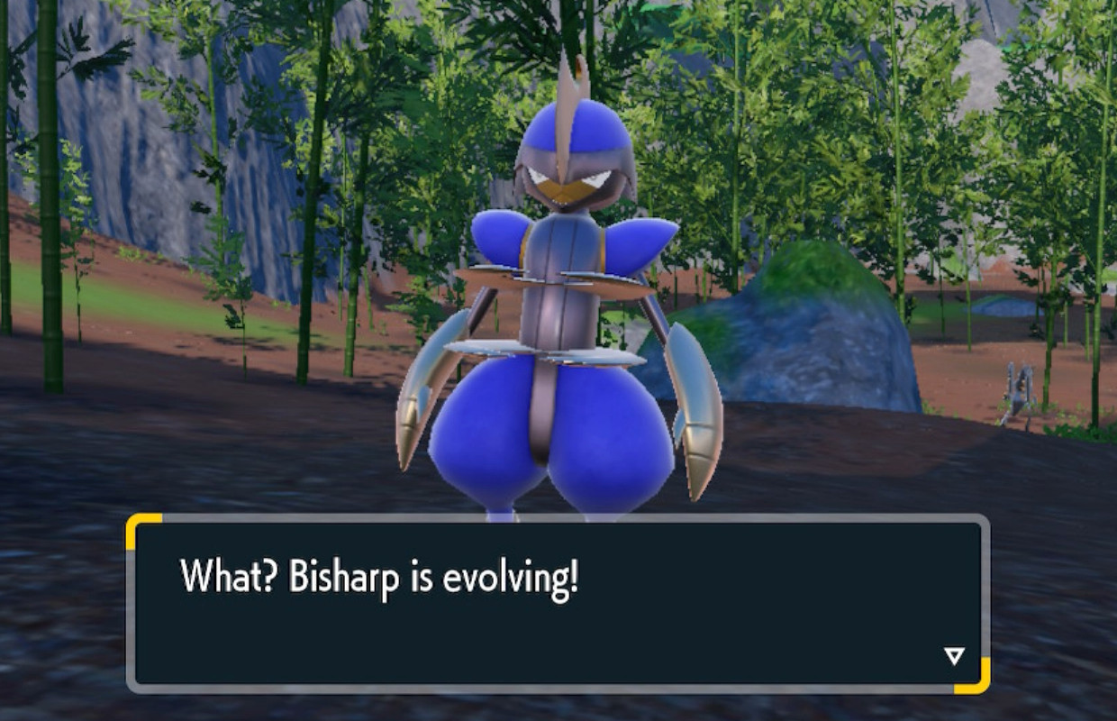 Pokémon Scarlet & Violet: How to evolve Bisharp into Kingambit