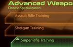 Mass Effect 2 Advanced Weapon Training - what to choose