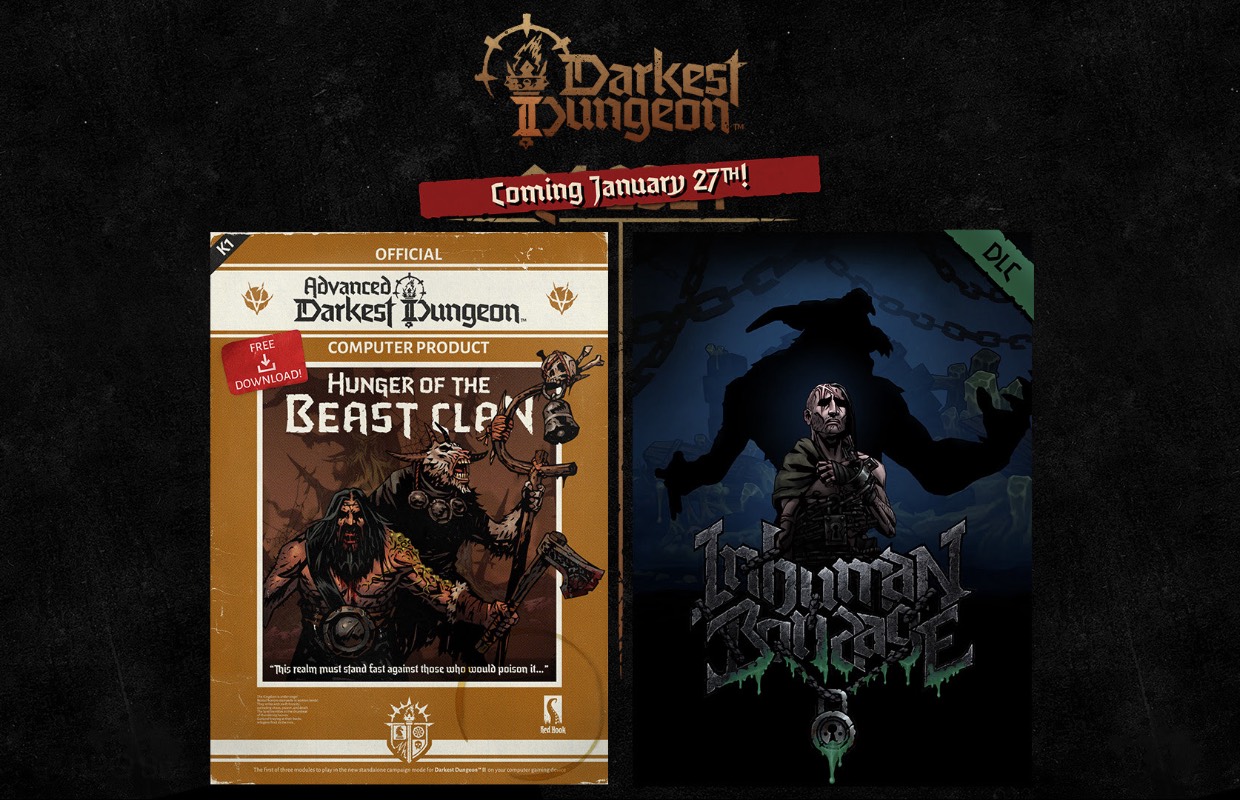 Дополнение Darkest Dungeon II Inhuman Bondage и новый бесплатный игровой режим Kingdoms выйдет 27 января 2025 г. для ПК