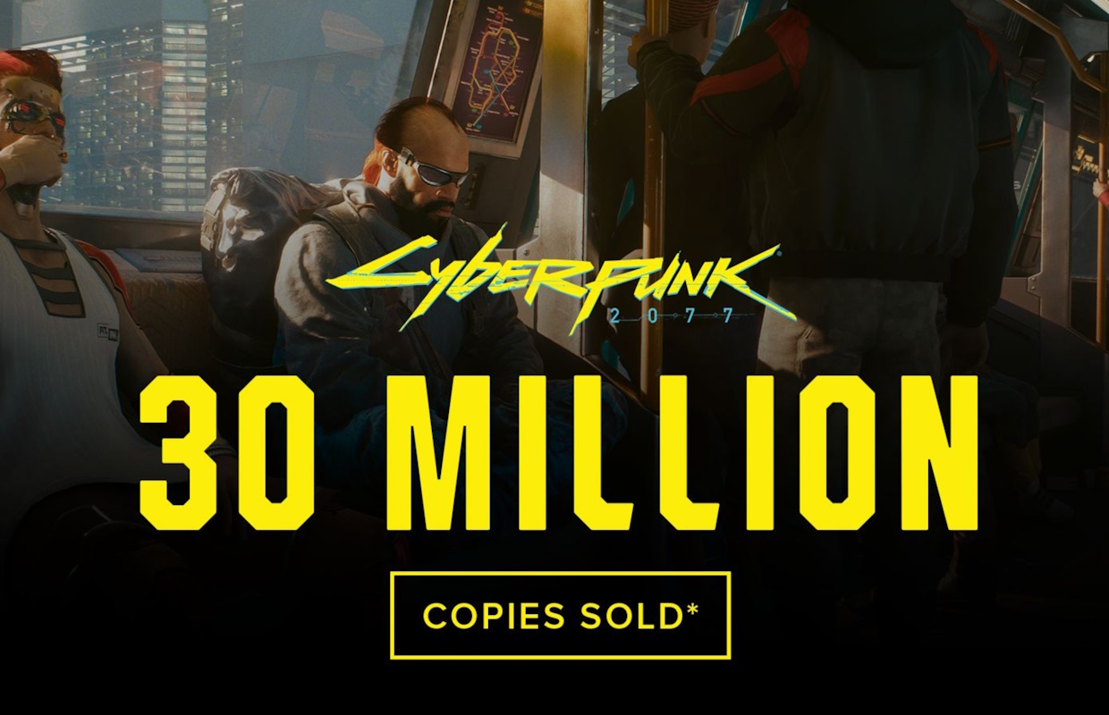 Продано Cyberpunk 2077 превысило 30 миллионов единиц; Расширение Phantom Liberty превысило 8 миллионов