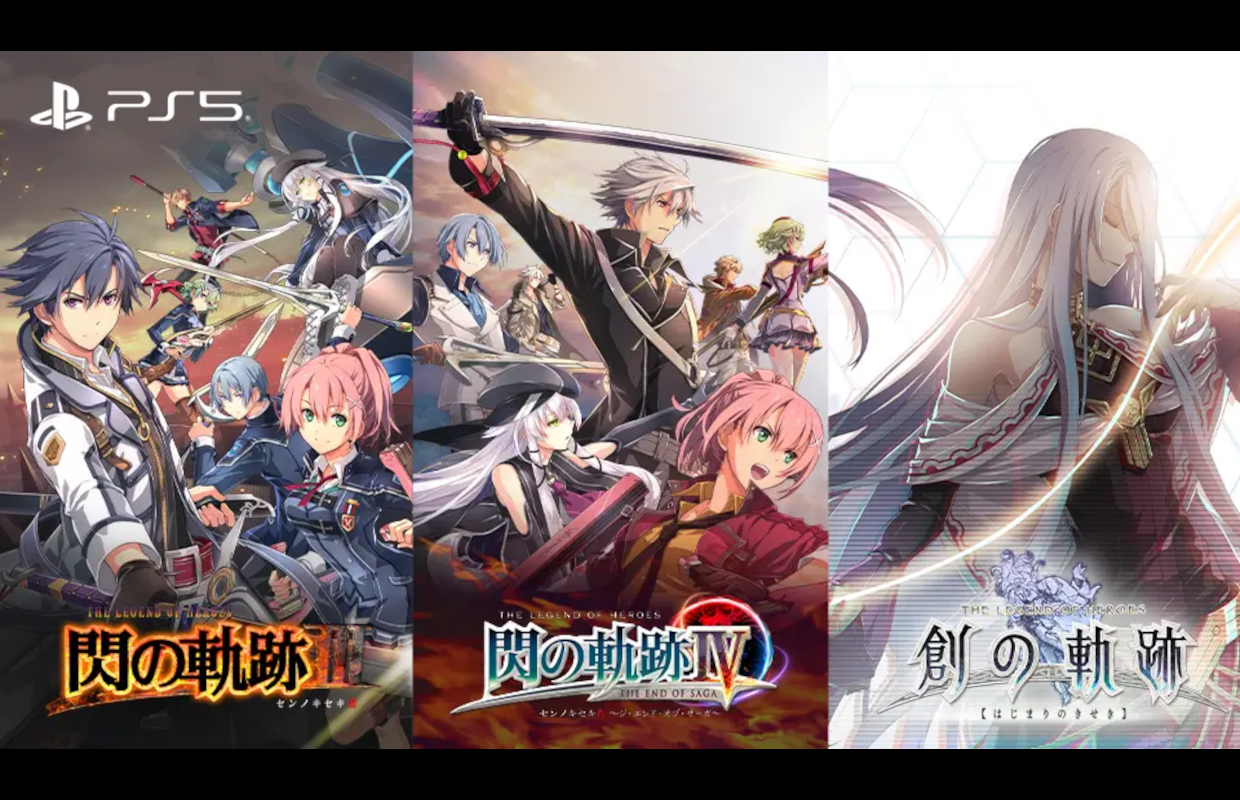 PS5 versions of Trails of Cold Steel III & IV and Trails into Reverie will appear in Japan on August 21