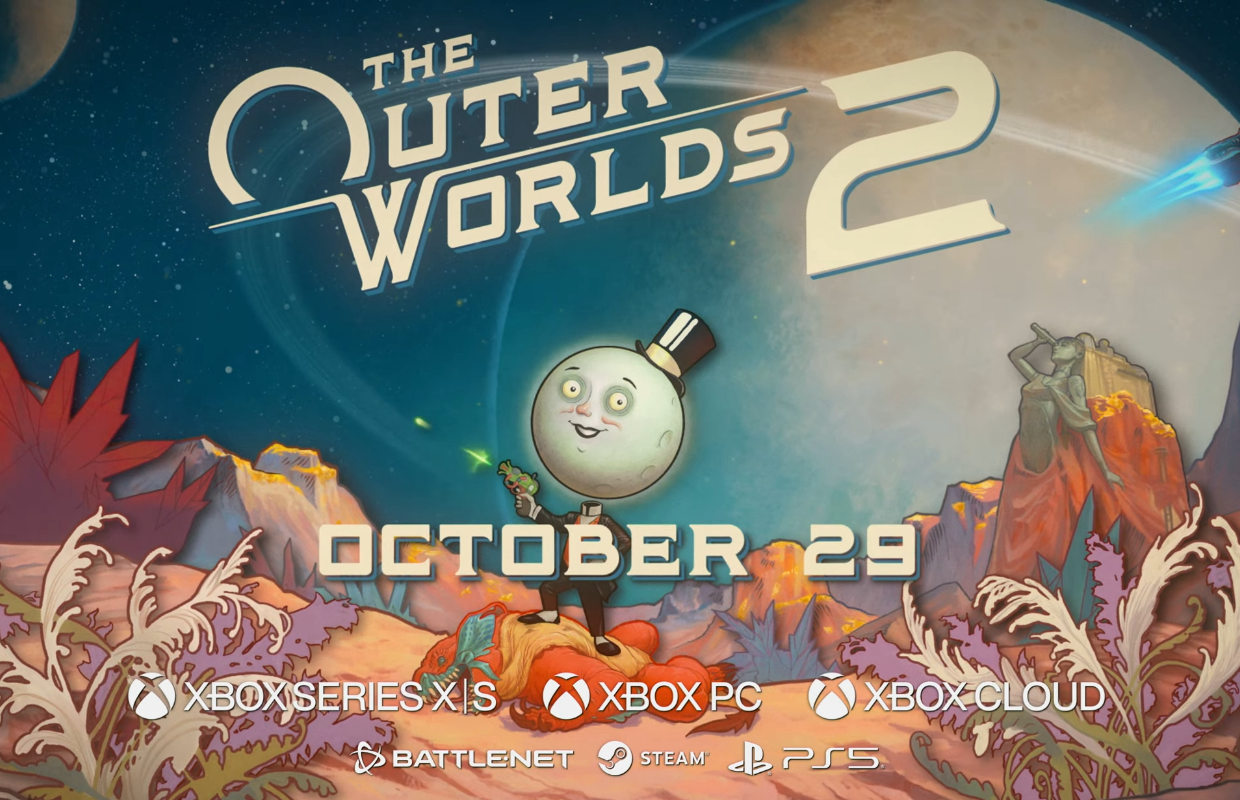 The Outer Worlds 2 launches on October 29 for Xbox Series X|S, PlayStation 5, and PC