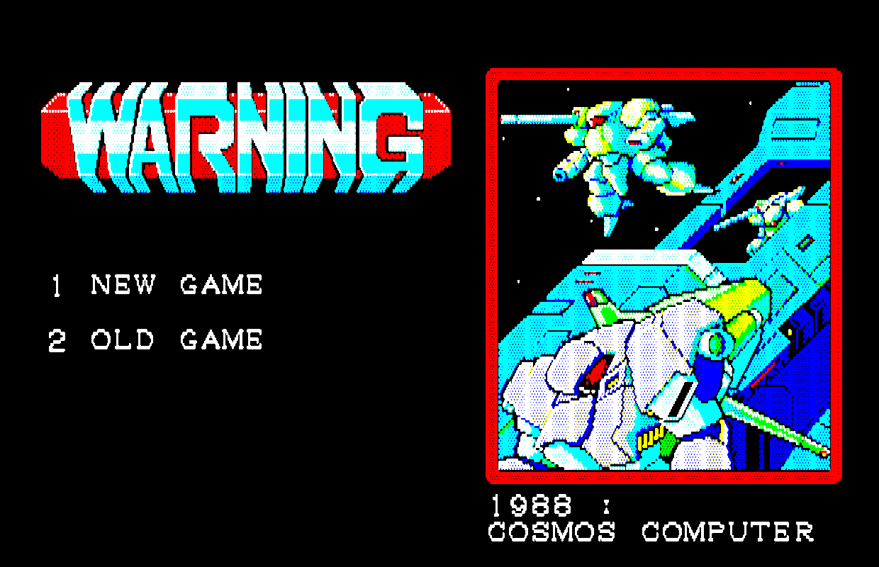 1988 PC-9801 version of classic strategy RPG Warning ported to modern Windows PC via Project EGG