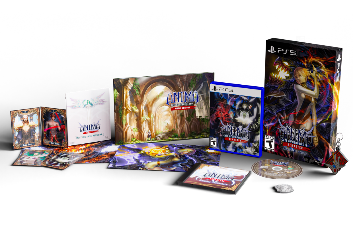Anima Gate of Memories I&II Remastered physical release announced for PlayStation 5