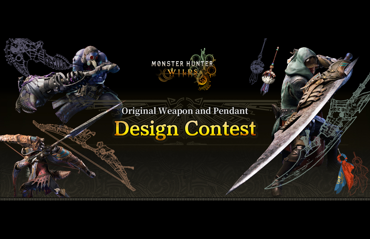 Monster Hunter Wilds original weapon and pendant design contest polls are now open until July 18