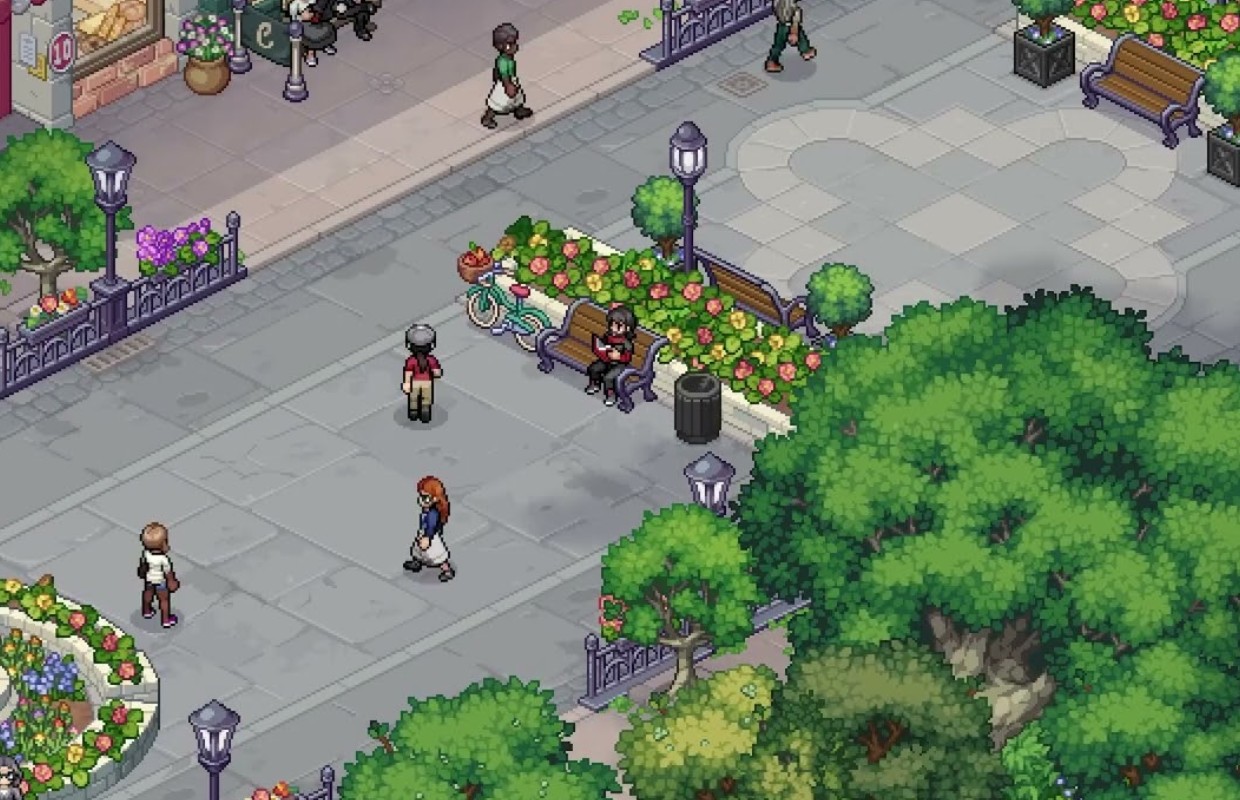 Witchbrook showcases day night cycle, NPC schedules, buses, flowers, and more in new Dev Blog videos