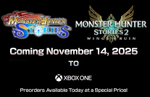 Monster Hunter Stories and Monster Hunter Stories 2: Wings of Ruin launch November 14 for Xbox One