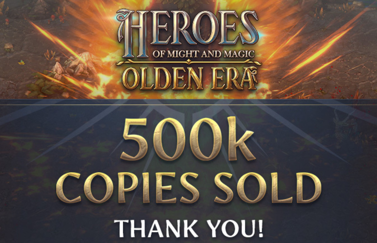 Heroes of Might and Magic: Olden Era has sold over 500k copies in less than 72 hours