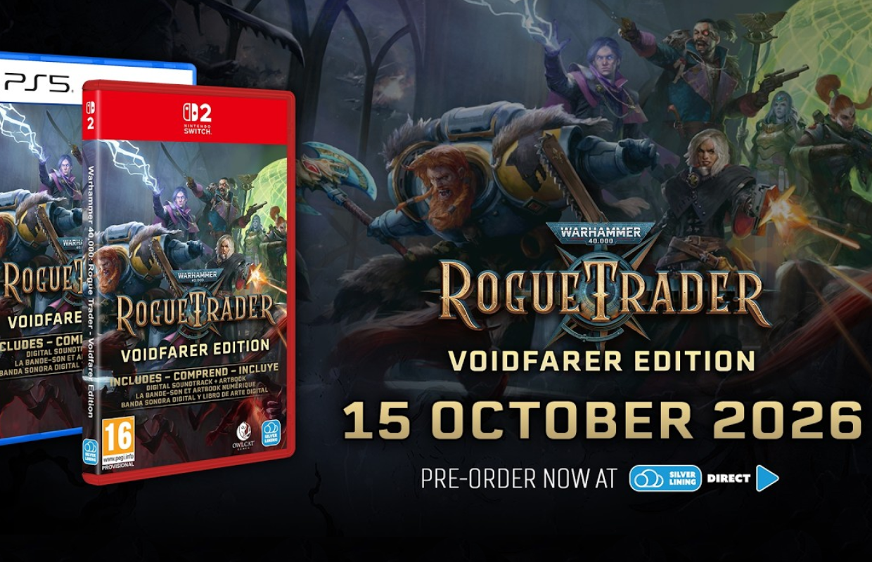 Warhammer 40,000: Rogue Trader Voidfarer Edition physical release launches October 15 for PS5 and Switch 2