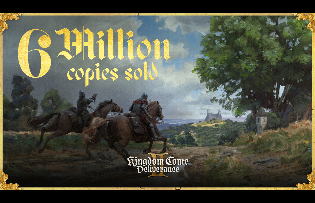 Kingdom Come: Deliverance II has surpassed 6 million copies sold worldwide