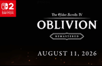 The Elder Scrolls IV: Oblivion Remastered launches August 11 for Nintendo Switch 2