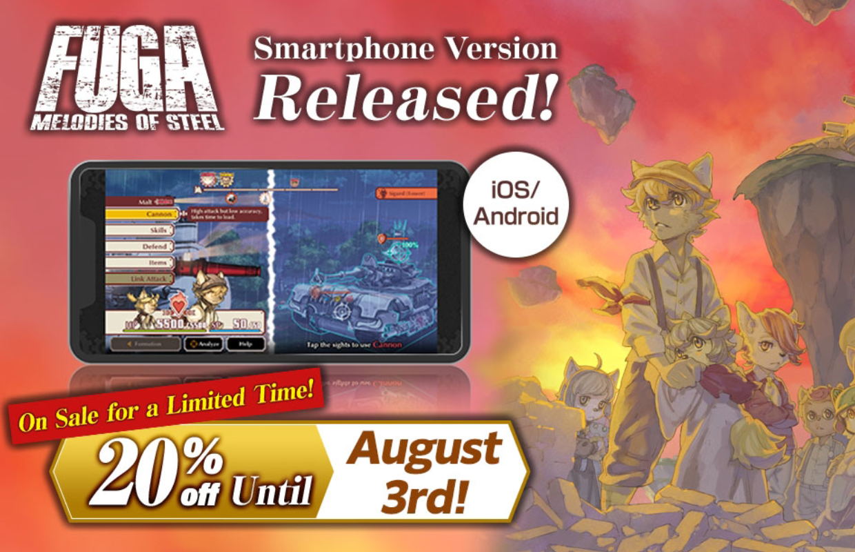 Fuga: Melodies of Steel is now available for iOS and Android