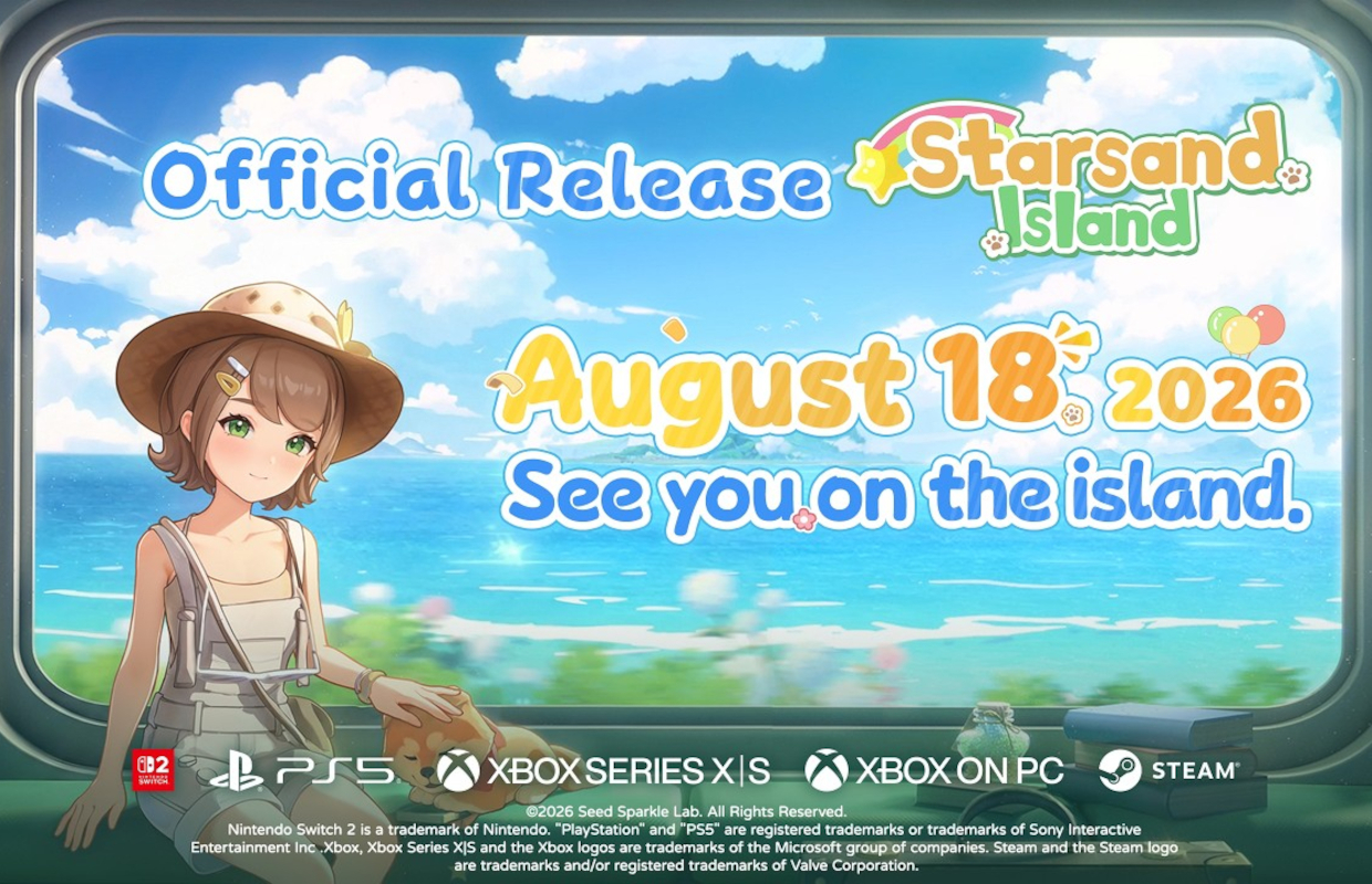 Starsand Island full release date confirmed simultaneously worldwide on August 18