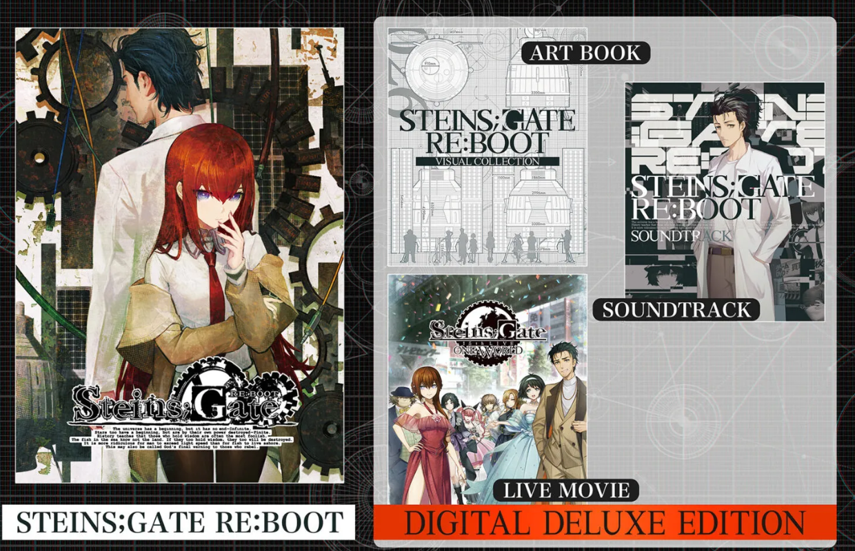 Steins;Gate Re:Boot Steam pre-orders are now available with a 10% discount