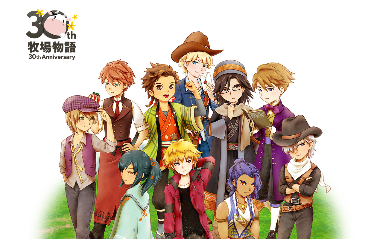 Story of Seasons and Rune Factory anniversary character poll results announced