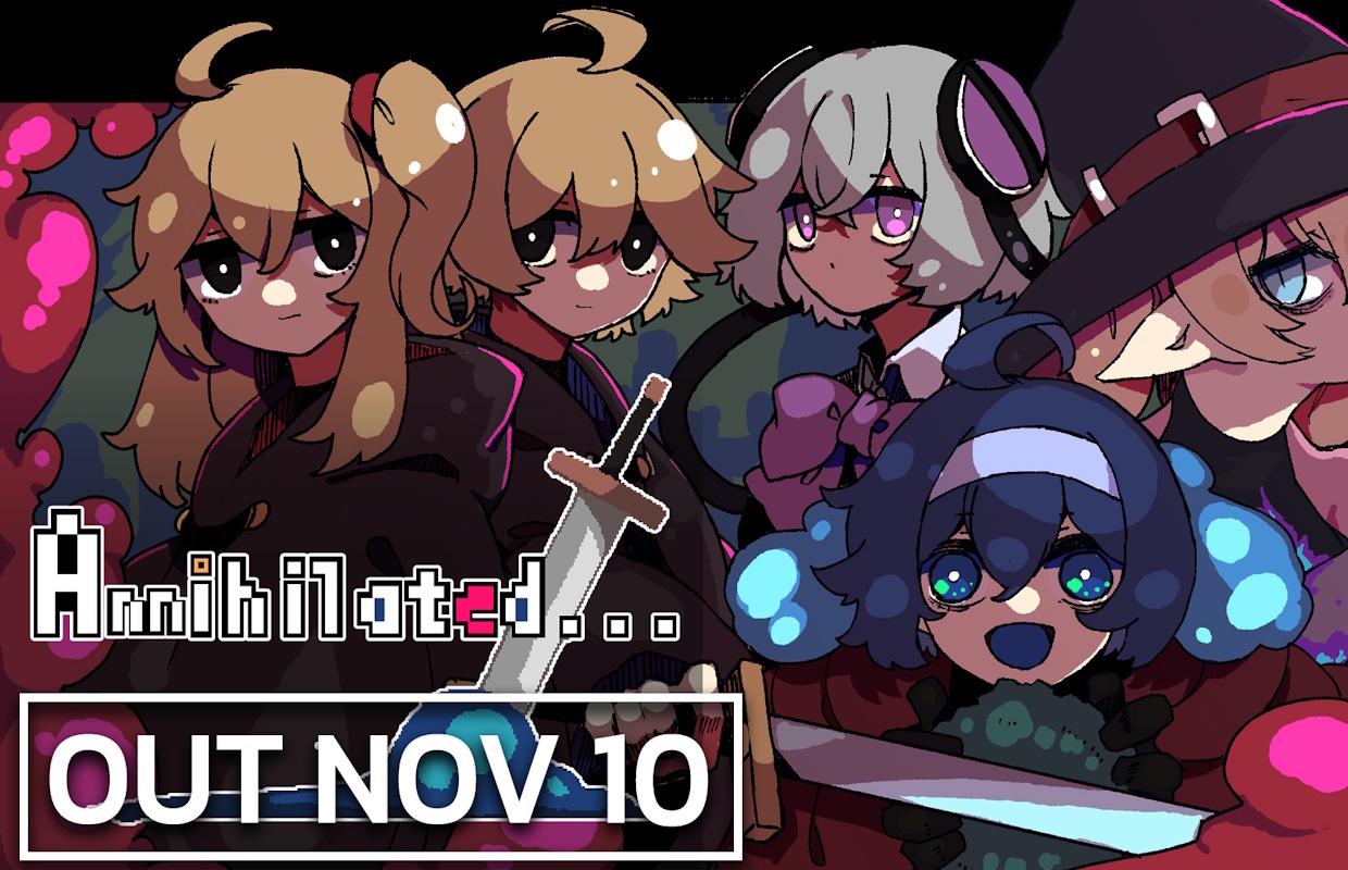 Dark dungeon crawler RPG Annihilated launches on November 10 for PC