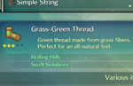 Ni no Kuni II Grass Green Thread: how to find and farm grass green thread