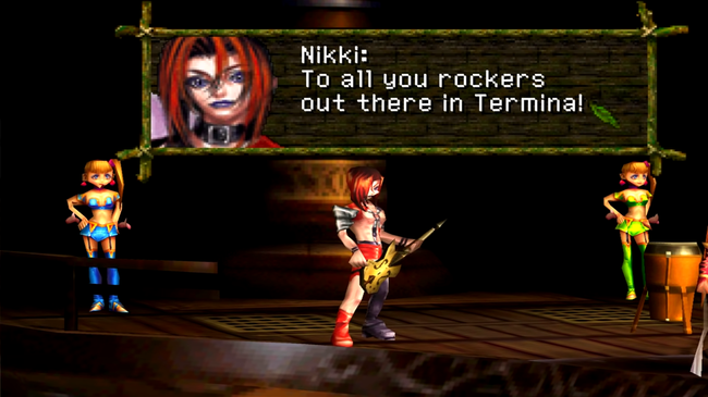A legendary band of rockers takes to the stage in the seventh ending of Chrono Cross.