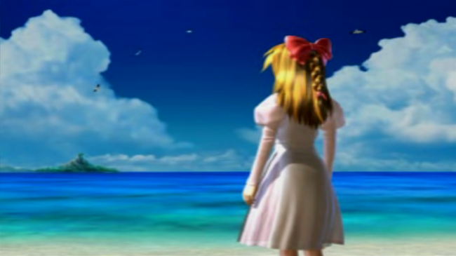 The true end of Chrono Cross features both CG and live action scenes to close the game.