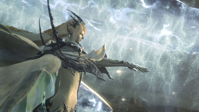 Shiva, one of the iconic summons appearing as an Eikon in FF16.