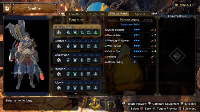 Black Diablos Armor Set, Stats and Skills