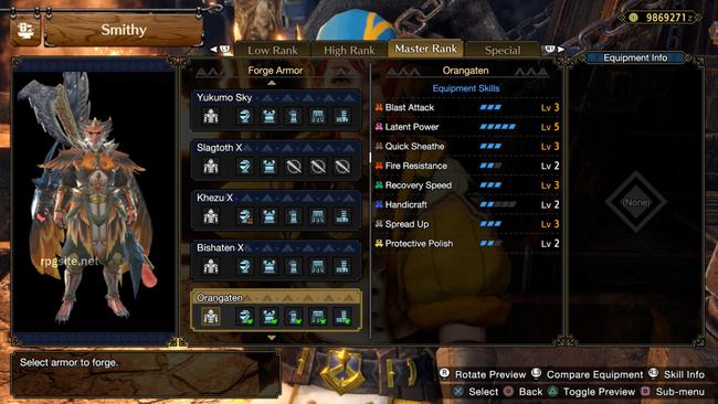 Sunbreak, Diablos Armor Set - Stats & Skill
