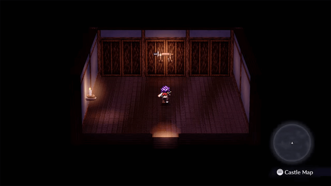 The player exploring Edo Japan in Live A Live.