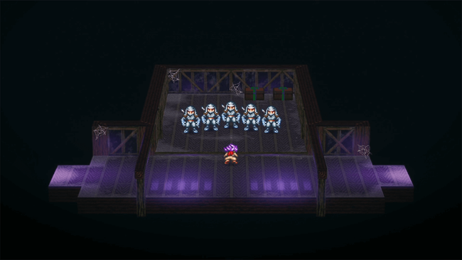 Facing off against a slew of Ninjas in Live A Live's Edo Japan.