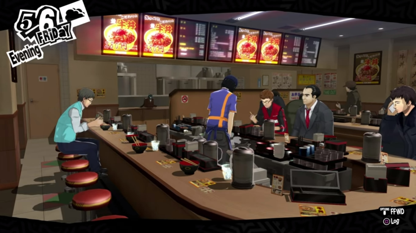 Persona 5 Royal - Beef bowl taking orders answers