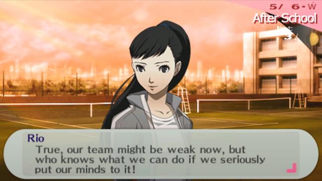 The Rio Social Link is the athletic friendship for the female protagonist in Persona 3 Portable, and we know just what to say to impress her.