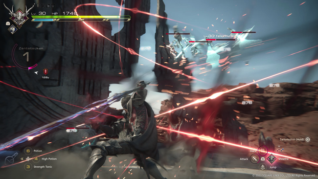 FF16 features a full-blown action combat system, in part as an experiment to appeal to a new audience.