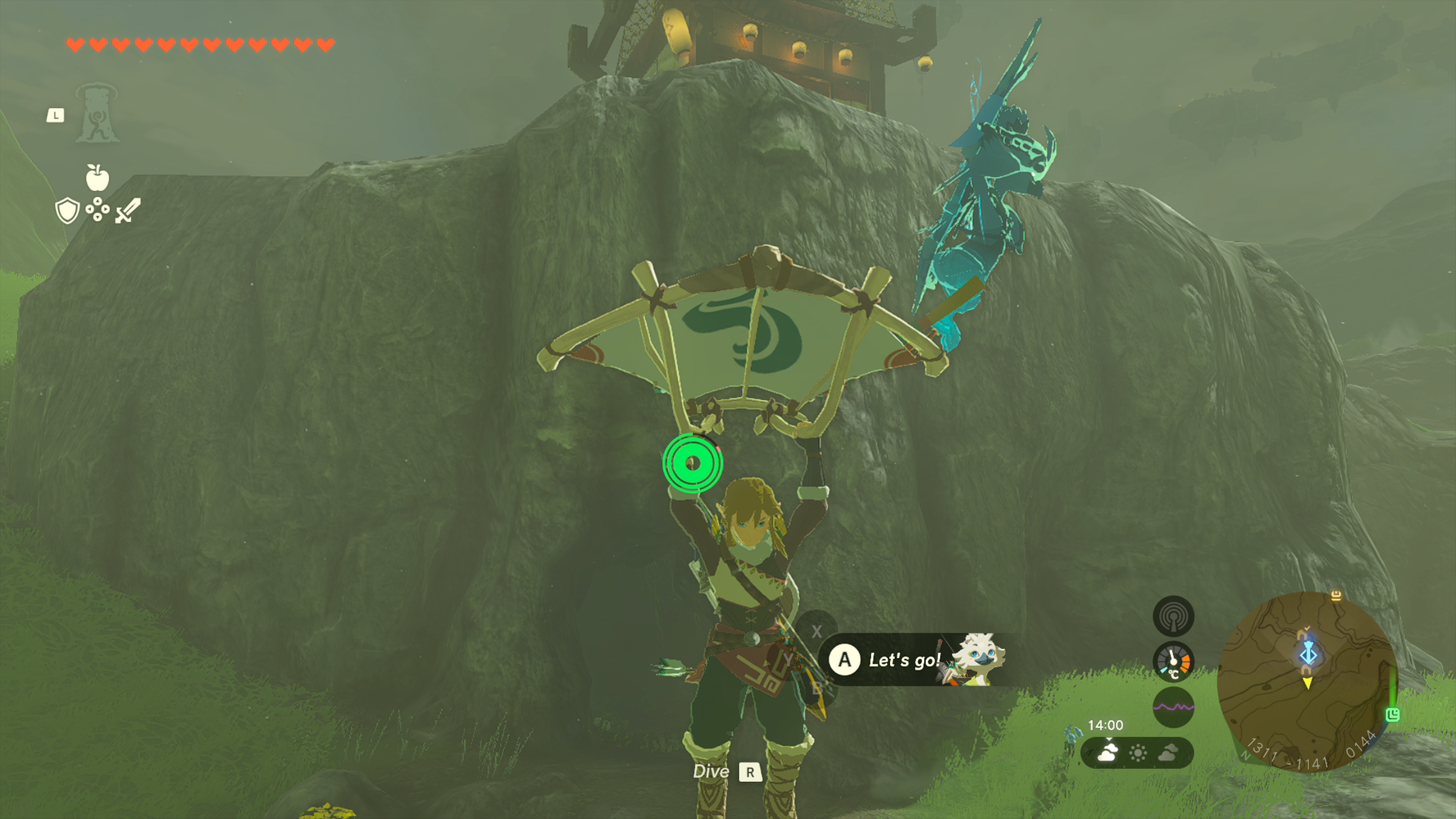 Link (Zelda BOTW/TOTK) runs Darm Tower (Ys Origin)