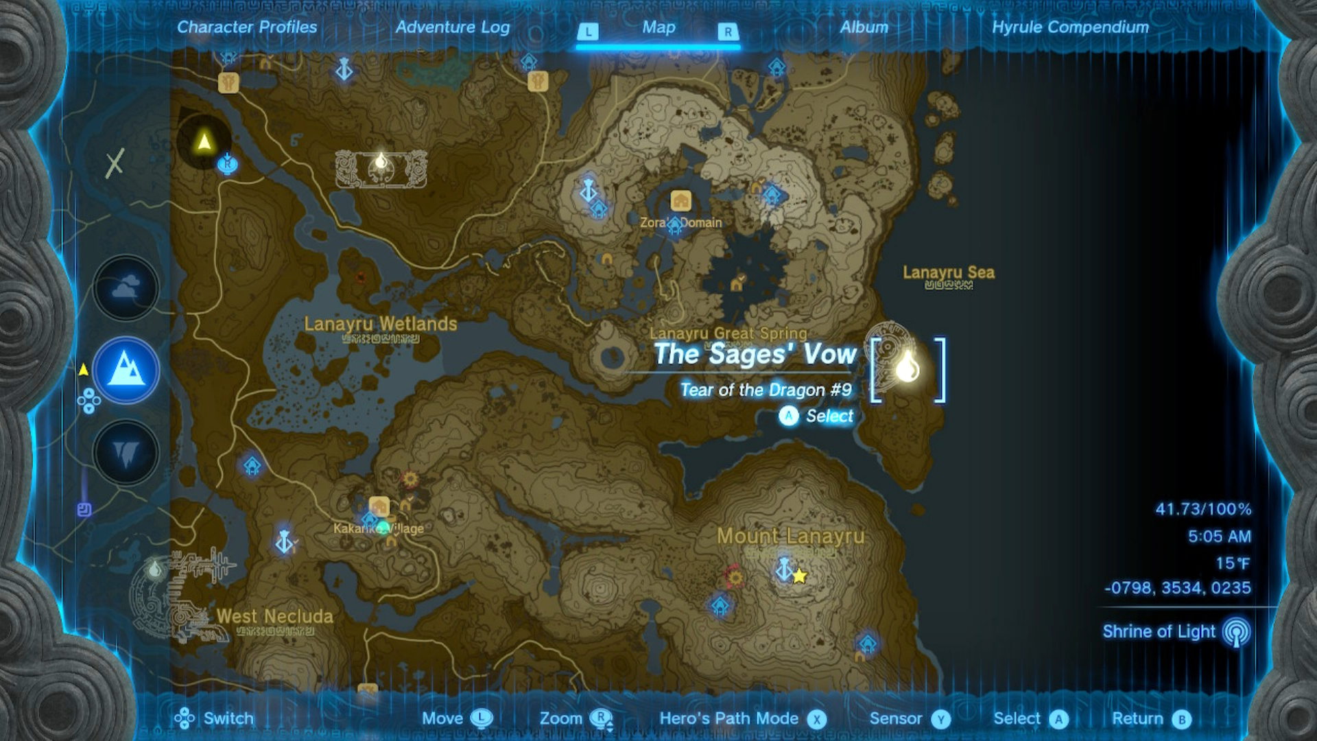 Zelda: Tears of the Kingdom Geoglyphs - All Dragon's Tear locations in order