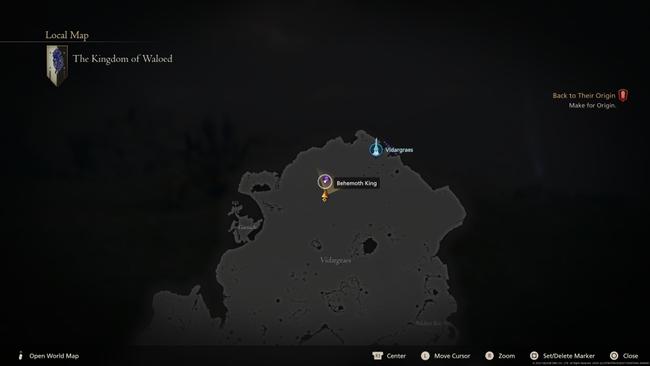 The Masterless Marauder hunt location is right in the middle of one of the largest areas of the Kingdom of Waloed, FF16's final area.