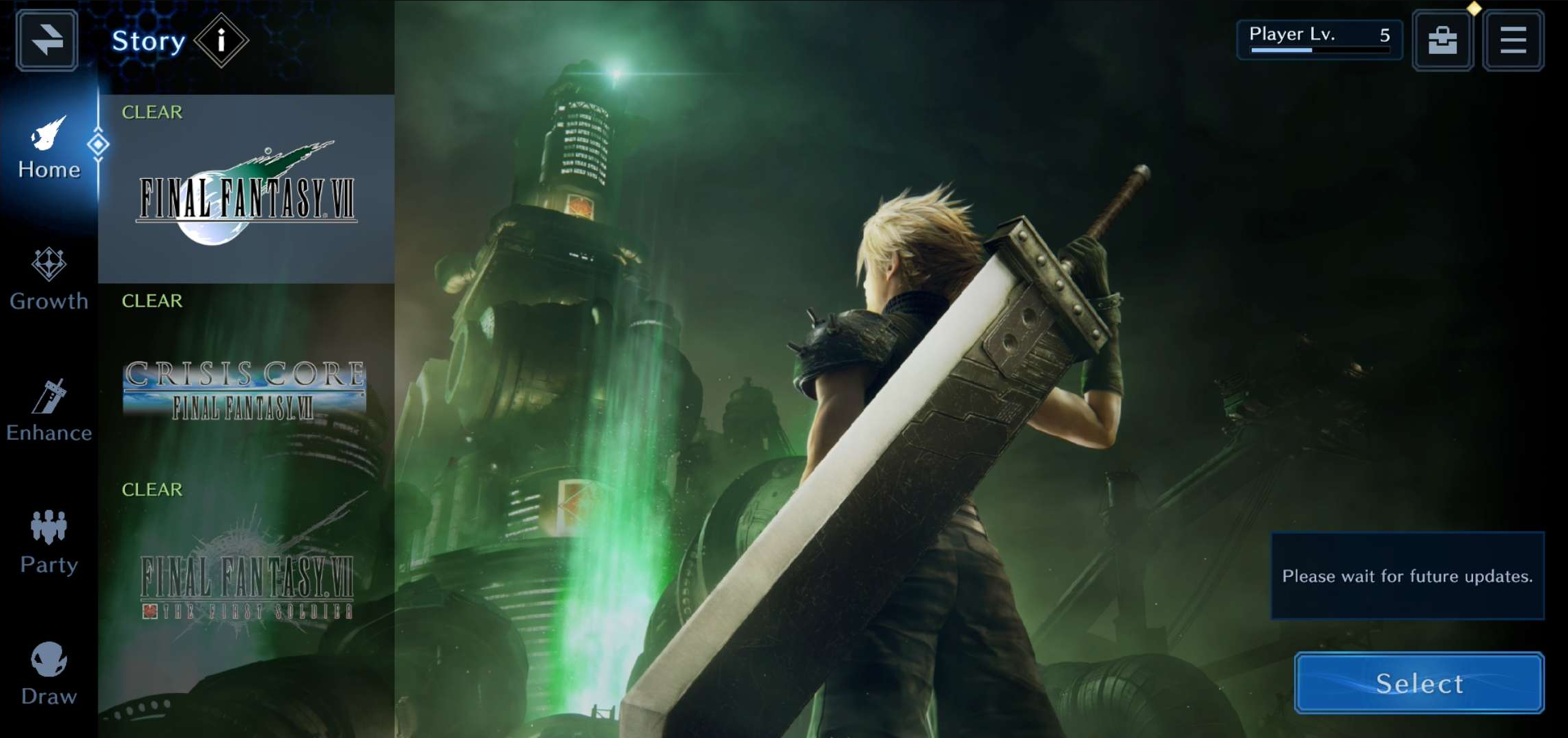 Final Fantasy VII Remake Part 2 Still in Concept Planning Stage