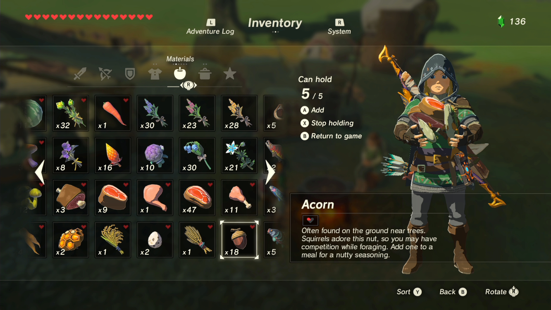 Zelda: Breath of the Wild cooking explained - ingredients list, bonus  effects, and how to cook with the cooking pot