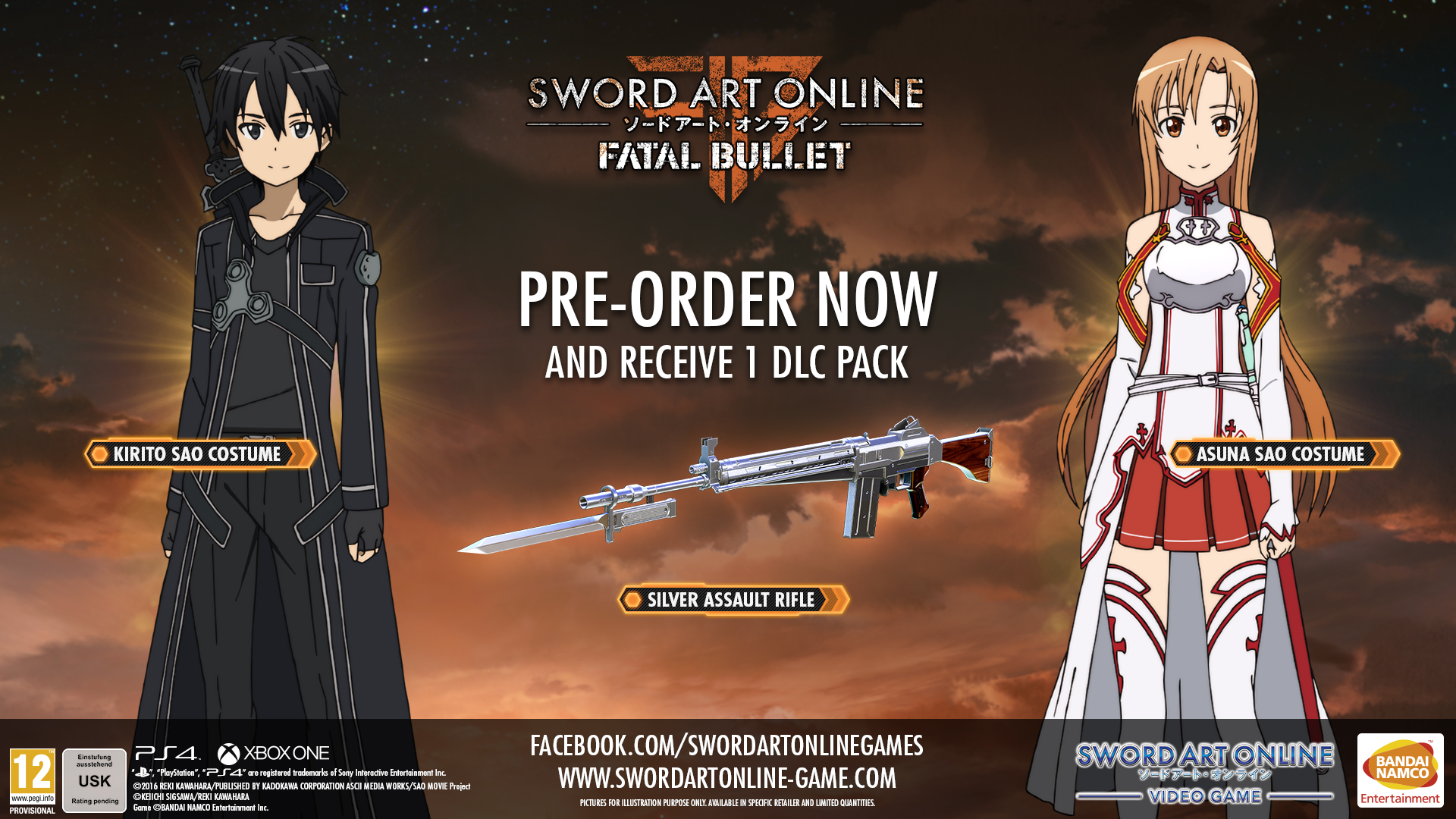 SWORD ART ONLINE: Fatal Bullet Steam Key for PC - Buy now