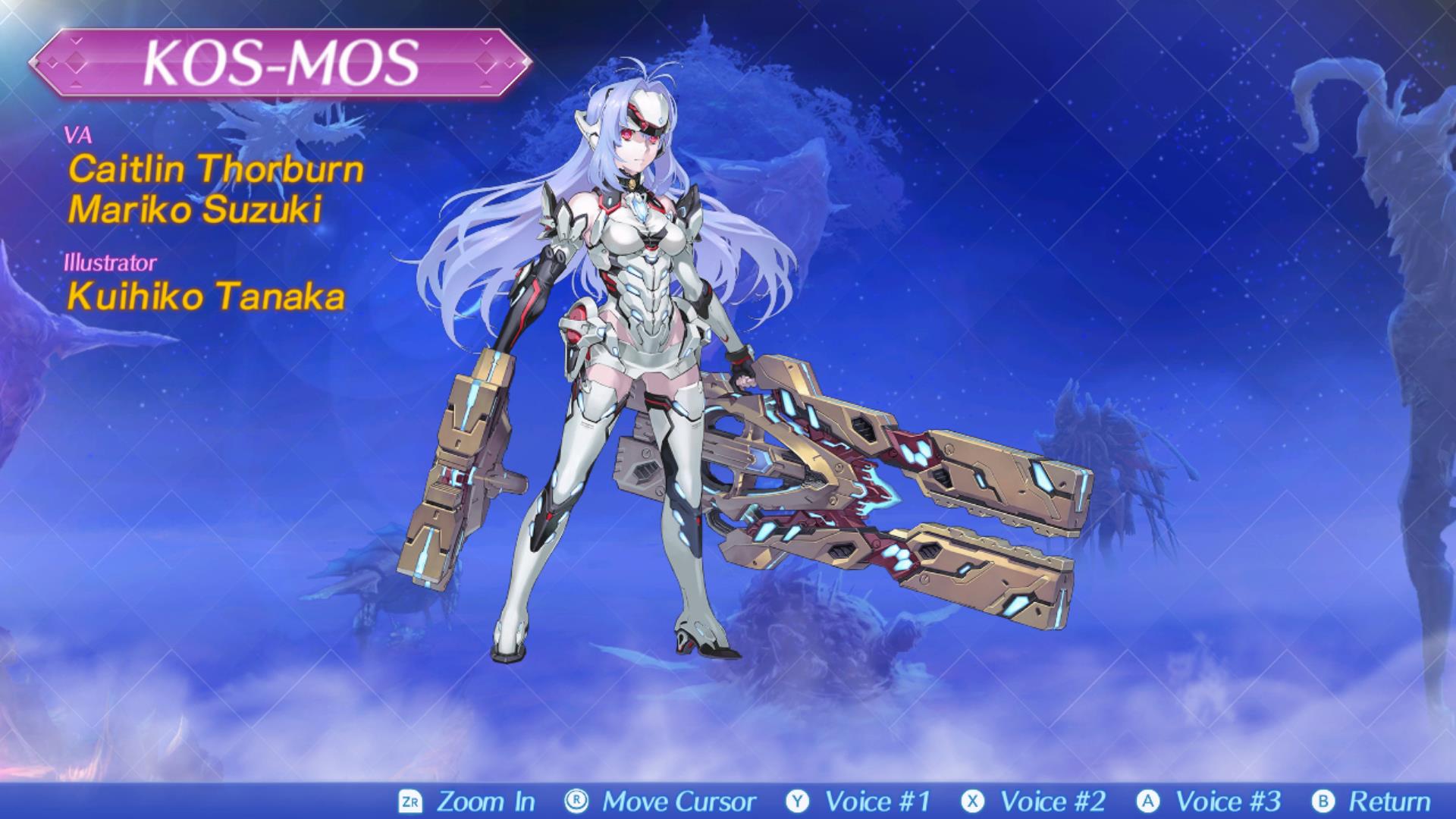 kos-mos and kos-mos re: (xenoblade chronicles and 2 more) drawn by