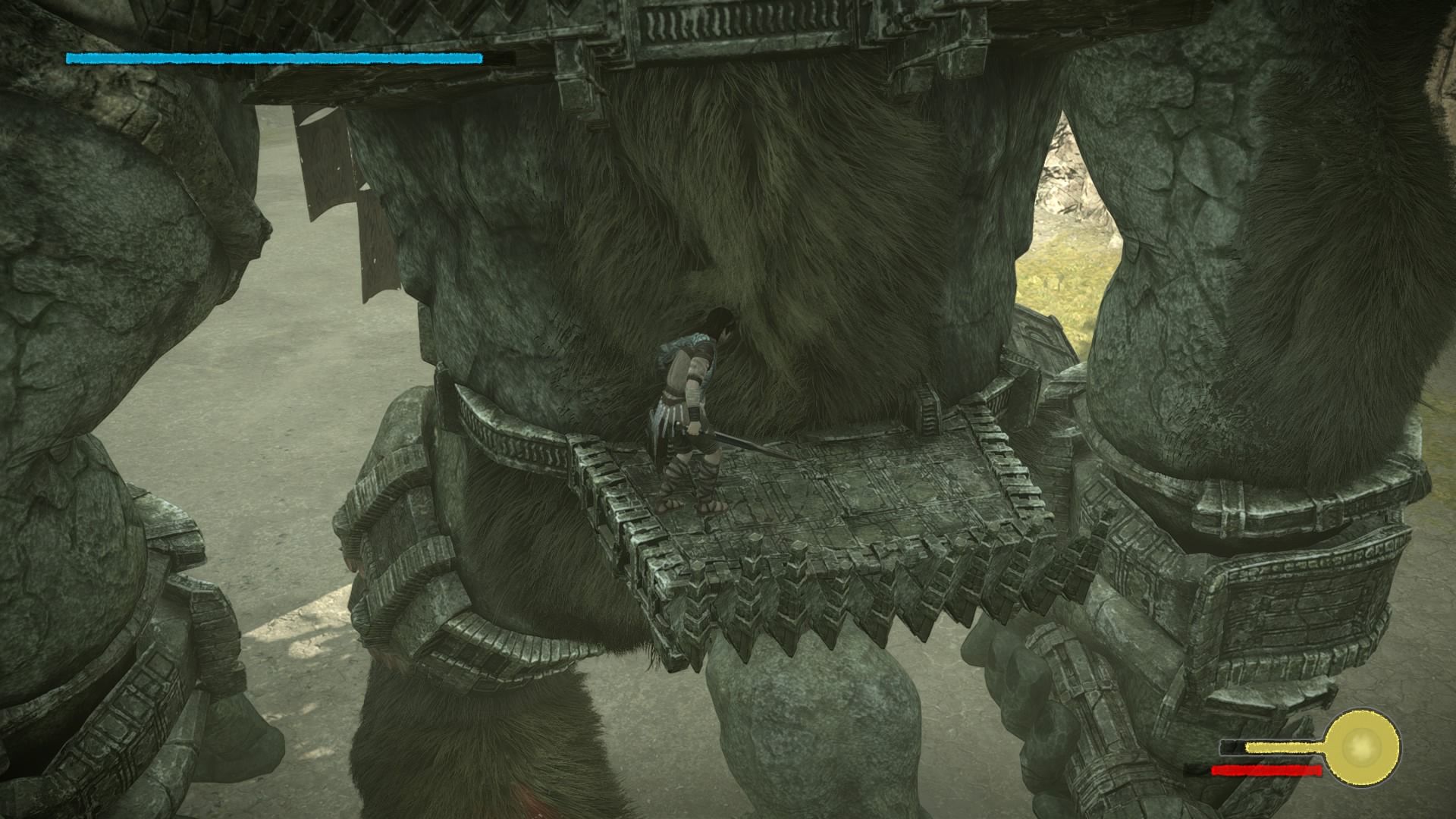 Shadow of the Colossus first Colossus 01 Valus 1st Strategy Weakpoint  Symbol - Walkthrough (PS2 / PS3)  Playstation 2 / Playstation 3