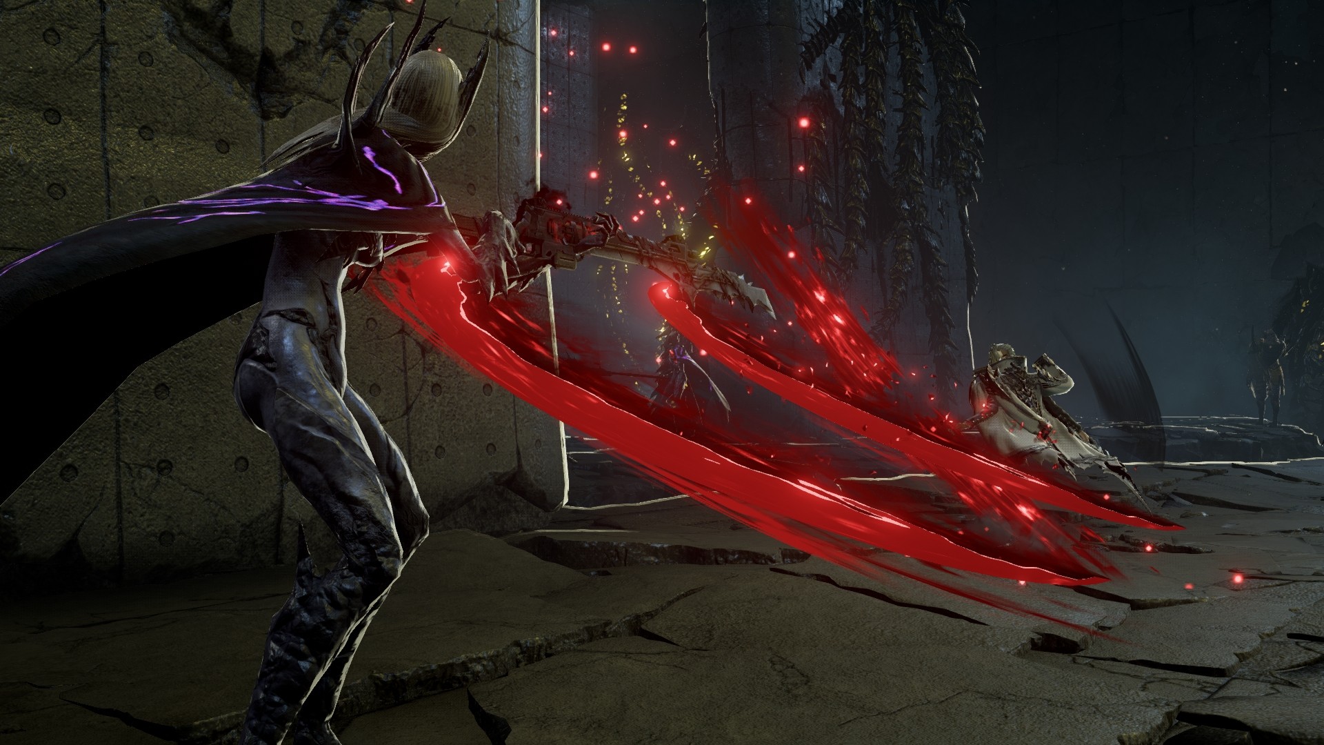 Code Vein 'Cathedral of the Sacred Blood,' Eva and Jack screenhsots -  Gematsu