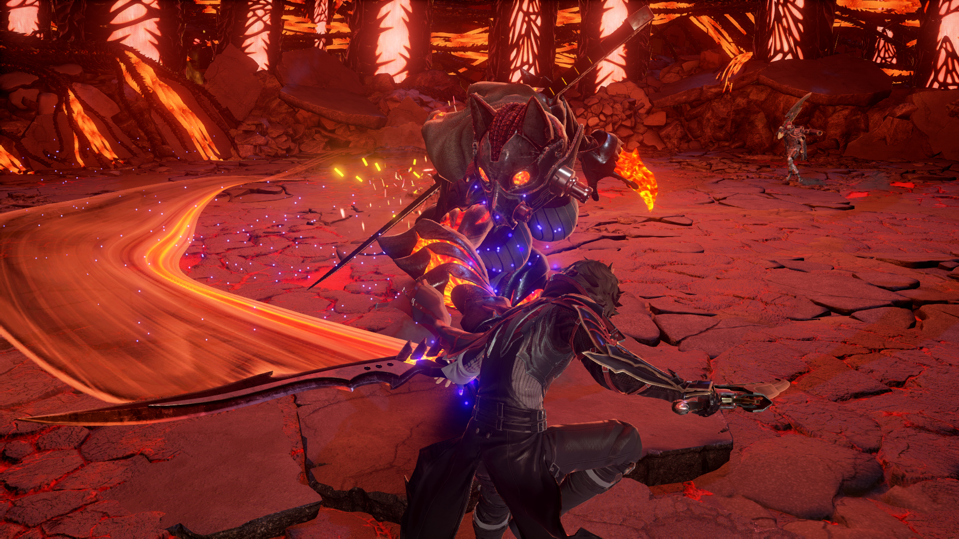 New Code Vein Gameplay Showcased Ice And Fire Stage - Ougaming