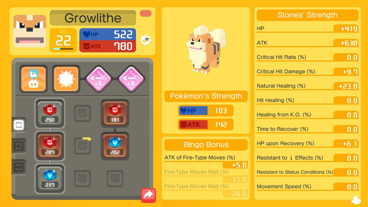 Pokemon Quest Flareon  Recipes, Moves, Bingo Sets and Stats