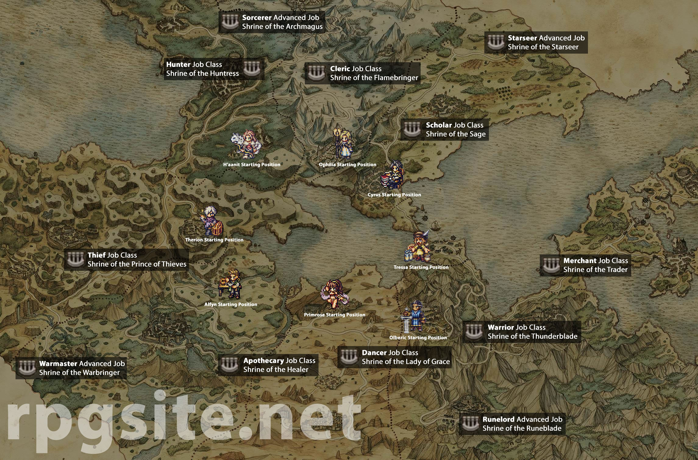 Shrines Map and All Shrine Locations