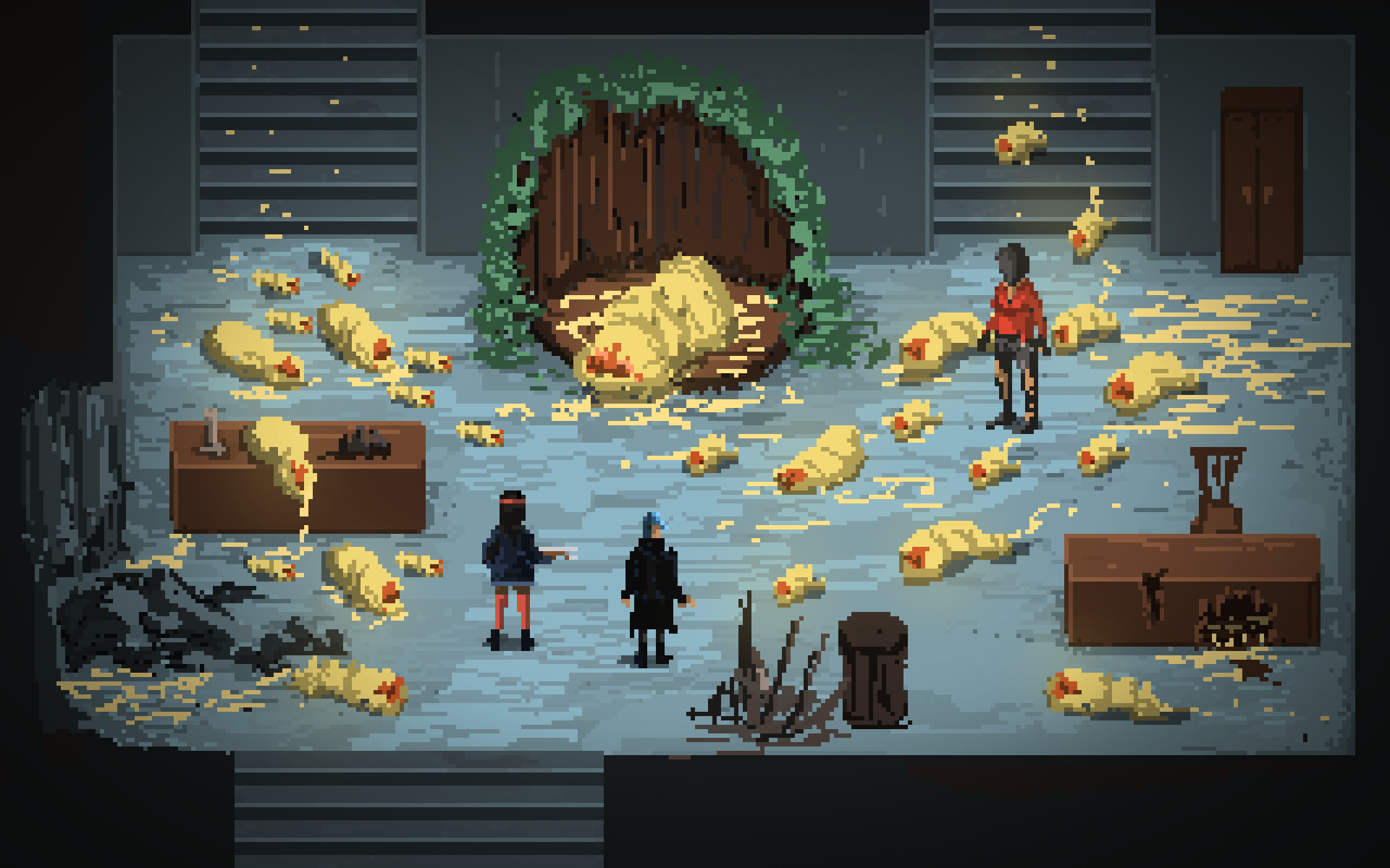 Death Trash: A Gritty Post Apocalyptic Pixel Art RPG