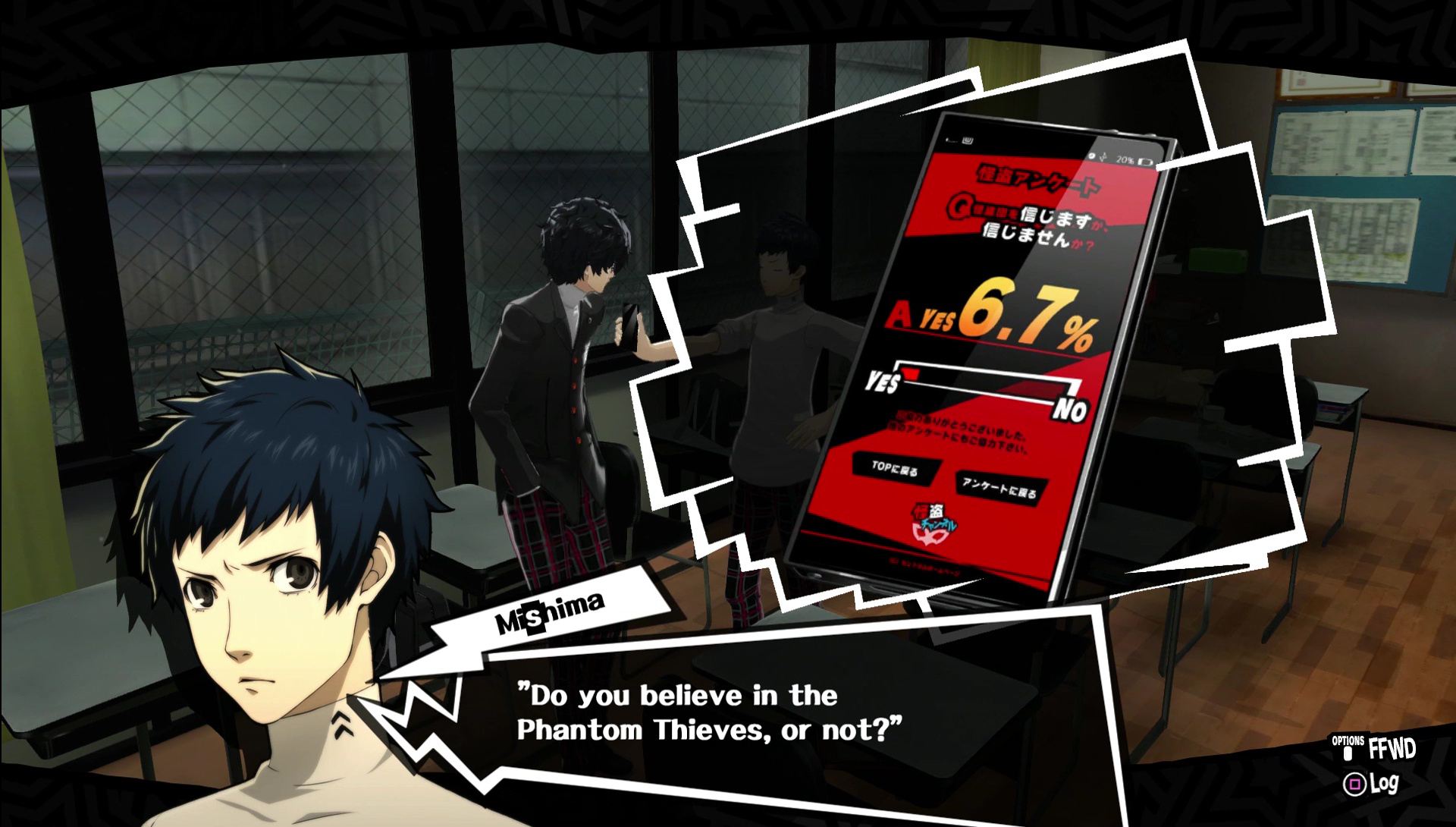 Persona 5 Royal Mishima confidant guide: Moon choices & answers