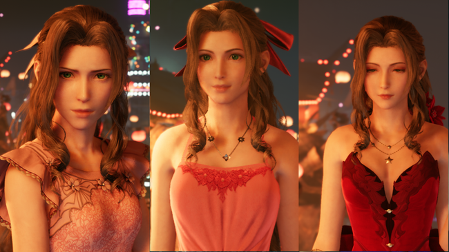 Aerith's dress choice is decided by your actions as a mercenary during FF7 Remake's chapter 8.