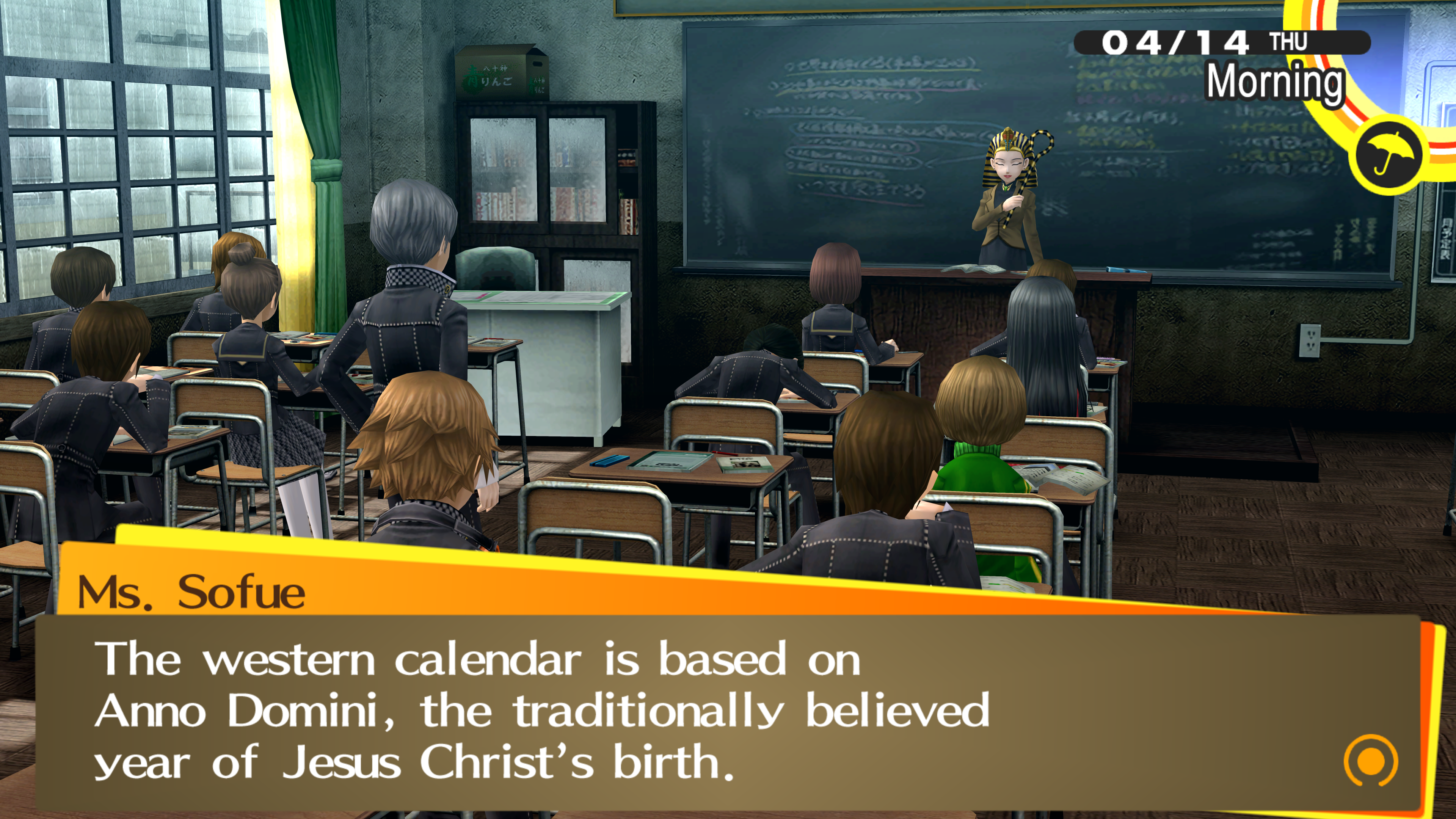 Persona 4 Golden test answers, including how to ace all exams and