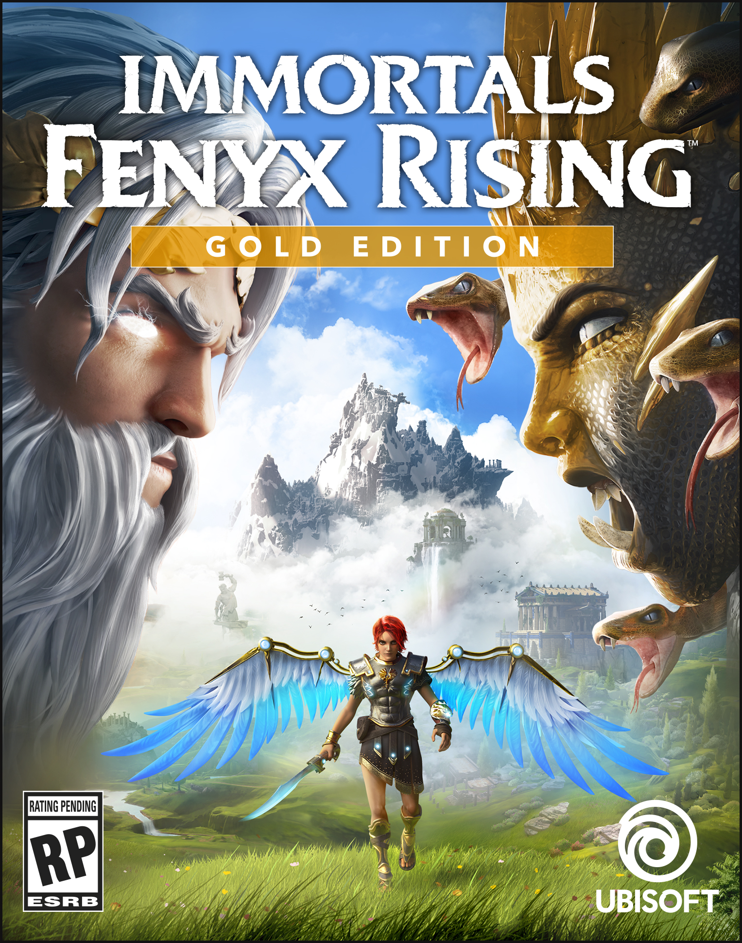 Immortals Fenyx Rising Cover Art: Replacement Insert & Case 