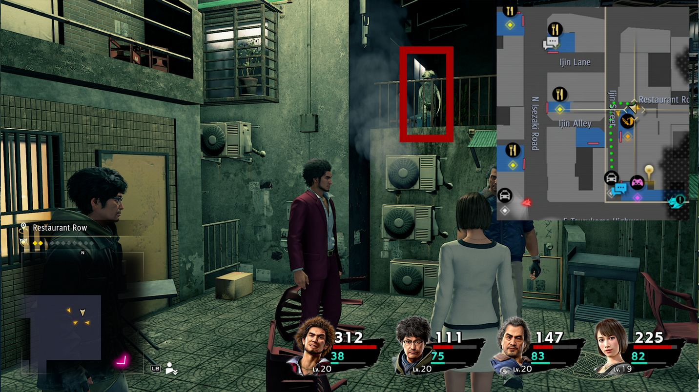 Yakuza Like a Dragon Kappa Statue Location Map where to find all